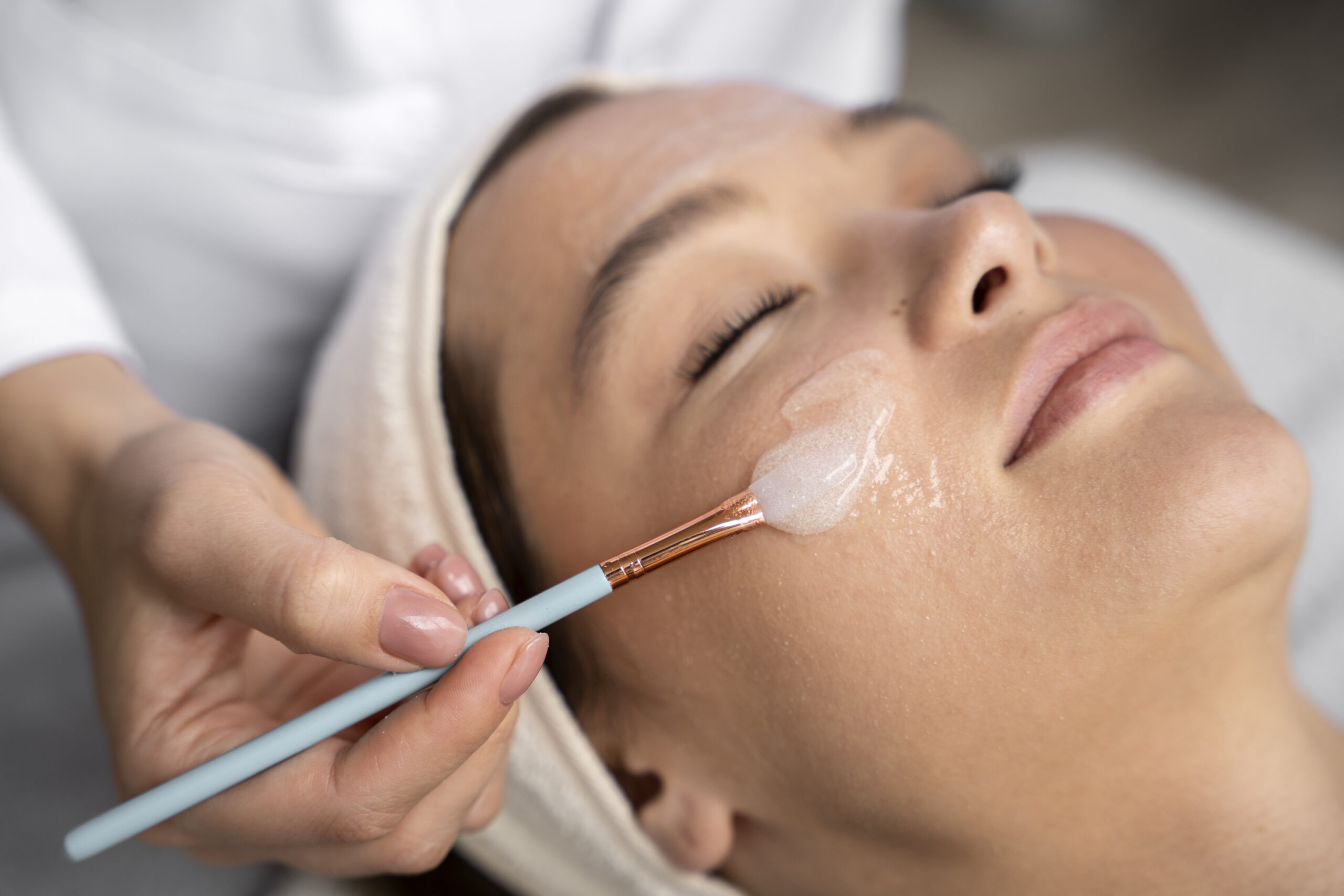 Facial spa treatment at Vitalitea